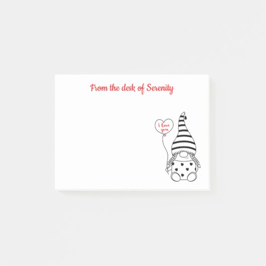 かわいい格言ハートラブフェアリーガーデン格言 ポストイット (正面)