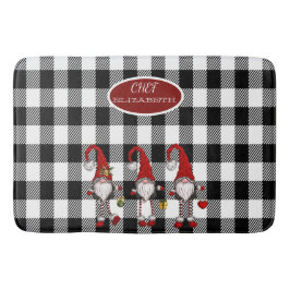 かわいい格言バッファロープレイド バスマット