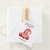 かわいい格言バレンタインデー赤いハートバレンタイン フェイバータグ (インサイチュ)