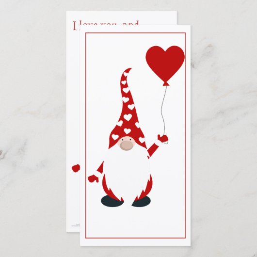 かわいい格言バレンタイン シーズンカード (正面/裏面)