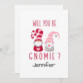 かわいい格言パーソナライズされたロマニティックバレンタイン シーズンカード (正面/裏面)