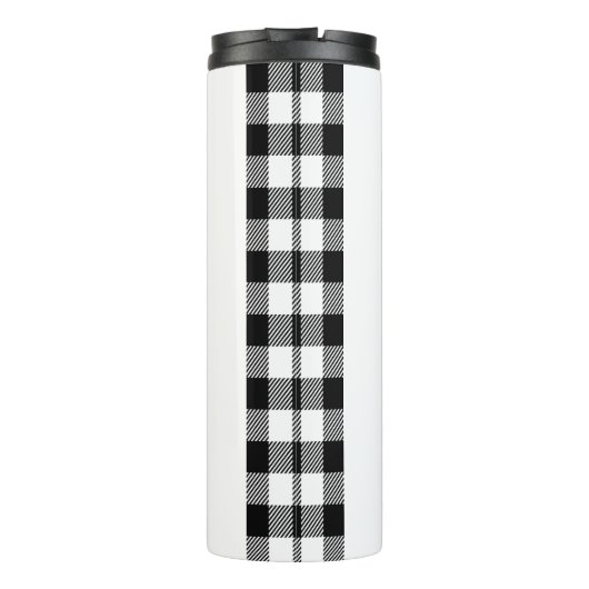 かわいい格言ブラックバッファロープレイド タンブラー (裏面)