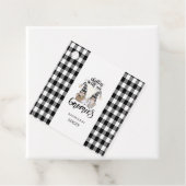 かわいい格言ブラックバッファロープレイド フェイバータグ (インサイチュ)