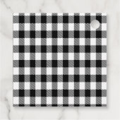 かわいい格言ブラックバッファロープレイド フェイバータグ (裏面)