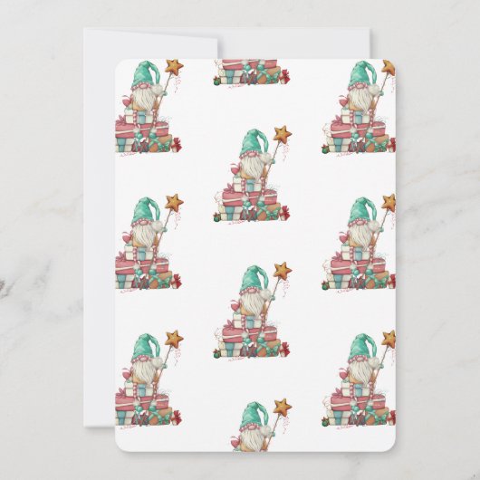 かわいい格言プレゼントクリスマスパーティー 招待状 (裏面)