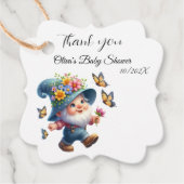 かわいい格言ベビーシャワーメッセージカード フェイバータグ (正面)