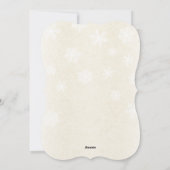 かわいい格言ベージュレッドメリークリスマス シーズンカード (裏面)