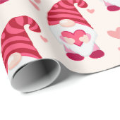 かわいい格言ホールディングハートバレンタインデー ラッピングペーパー (ロールコーナー)