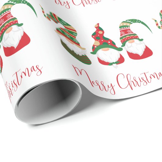 かわいい格言メリークリスマスホリデー ラッピングペーパー (ロールコーナー)