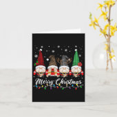 かわいい格言メリークリスマスライト格言ファミリーマット カード (黄色い花)