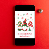 かわいい格言メリークリスマス シーズンカード