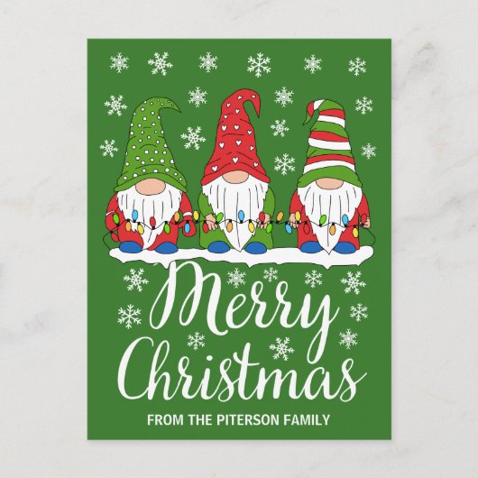 かわいい格言メリークリスマス ポストカード (正面)