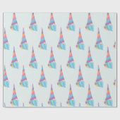 かわいい格言ユニコーンマジカルカラフル ラッピングペーパー (フラット)