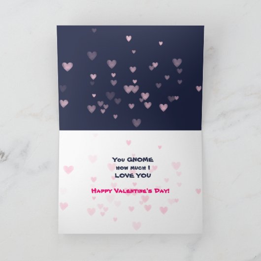 かわいい格言レインボーバレンタインカード シーズンカード (内部)