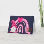 かわいい格言レインボーバレンタインカード シーズンカード (正面)