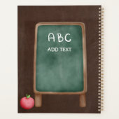 かわいい格言先生オンブラウンシャルボード プランナー手帳 (裏面)