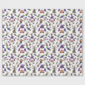 かわいい格言怖いカボチャトリートハロウィーンギフト ラッピングペーパー (フラット)