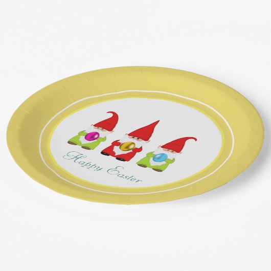 かわいい格言数々の&色のイースターエッグ紙プレート ペーパープレート (アングル)