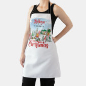 かわいい格言祝のクリスマスホリデー エプロン (インサイチュ)