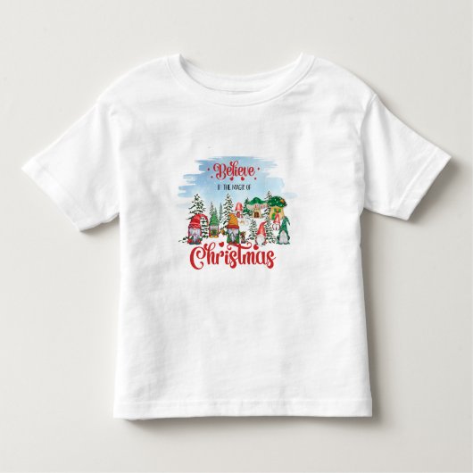 かわいい格言祝のクリスマスホリデー トドラーTシャツ (正面)