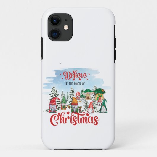 かわいい格言祝のクリスマスホリデー Case-Mate iPhoneケース (裏面)