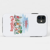 かわいい格言祝のクリスマスホリデー Case-Mate iPhoneケース (裏面(横))