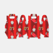 かわいい格言赤いクリスマス フェイバーボックス (折り畳みなし)