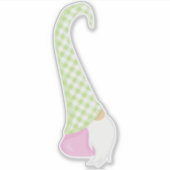 かわいい格言、ガーデン格言、リトル格言、帽子、ひげ シール (正面)