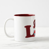 かわいい格言/ラブバレンタインデー ツートーンマグカップ (左)