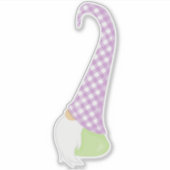 かわいい格言、小さな格言、ガーデン格言、帽子、ひげ シール (正面)