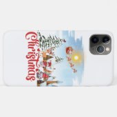 かわいい格言、雪だるま祝のクリスマスホリデー Case-Mate iPhoneケース (裏面(横))