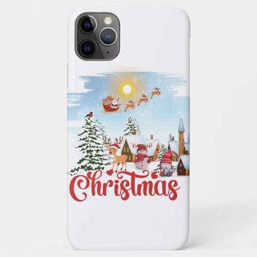 かわいい格言、雪だるま祝のクリスマスホリデー Case-Mate iPhoneケース (裏面)