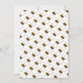 かわいい格言BOOハロウィーン子供の誕生日 招待状 (裏面)