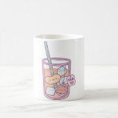 かわいい桃と紅茶 コーヒーマグカップ (中央)