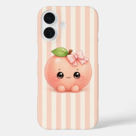 かわいい桃のスマホケース iPhone 16ケース