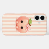 かわいい桃のスマホケース Case-Mate iPhoneケース (裏面 (横))