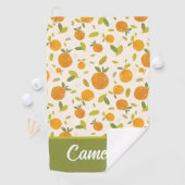 かわいい桃の果実 ゴルフタオル (インサイチュ)