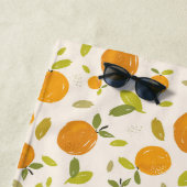 かわいい桃の果実 ビーチタオル (インサイチュ)