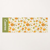 かわいい桃の果実 ヨガマット (正面(横))