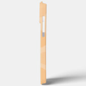 かわいい桃の泡デザインラウンドドッグフォト Case-Mate iPhoneケース (裏面 / 左)