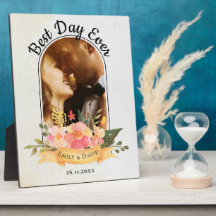 かわいい桃フローラフォトア最高のルチーデイエバ結婚ーズ フォトプラーク