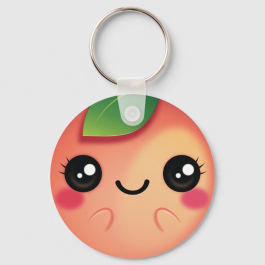 かわいい桃 キーホルダー (正面)
