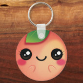 かわいい桃 キーホルダー (正面)