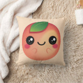 かわいい桃 クッション (ブランケット)
