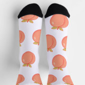 かわいい桃 ソックス (上部)