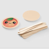 かわいい桃 ハンドファン (組立なし)