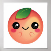 かわいい桃 ポスター (正面)