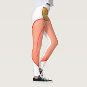 かわいい桃 レギンス (右)