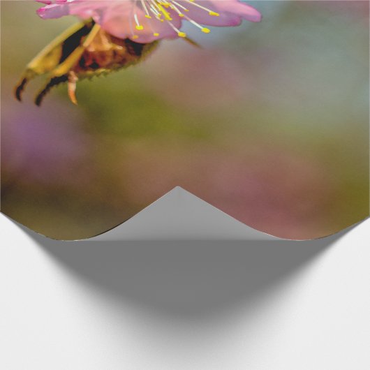 かわいい桜の花を夕べ ラッピングペーパー (角)