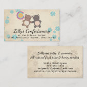 かわいい棒つきキャンデーはキャンディ作りのビジネスに友達を産む 名刺 (正面/裏面)